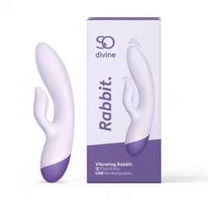 Image of So Divine Self Pleasure Rechargeable Rabbit Vibrator