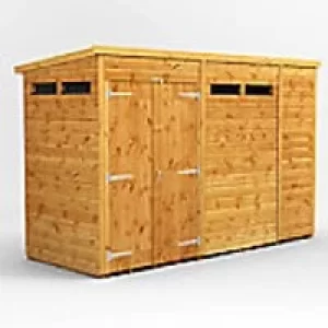 Image of Power Garden Shed 104PPSSDD Golden Brown 10x4