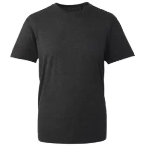 Image of Anthem Mens Marl Organic T-Shirt (S) (Black)
