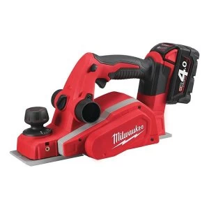 Image of Milwaukee Power Tools M18 BP-402C Planer 18V 2 x 4.0Ah Li-ion