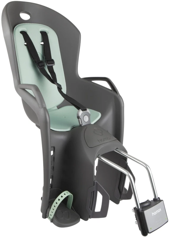 Image of Hamax Amiga Child Seat Frame Fit NO SIZE DARK GREY / GREEN - Cycles UK