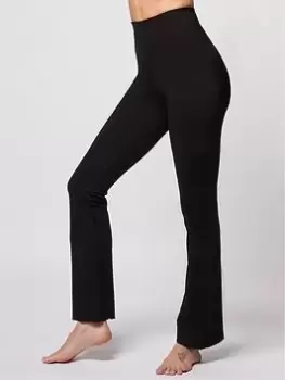 Image of TLC Sport Performance Extra Strong Compression Figure Firming Bootleg Legging - Black Size M Inside Leg 32, Women