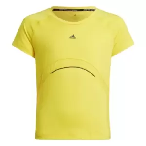 Image of adidas Aeroready Hiit T-Shirt Kids - Yellow