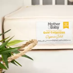 Image of Mother & Baby Organic Gold Chemical Free Cot Bed Mattress 140 x 70cm
