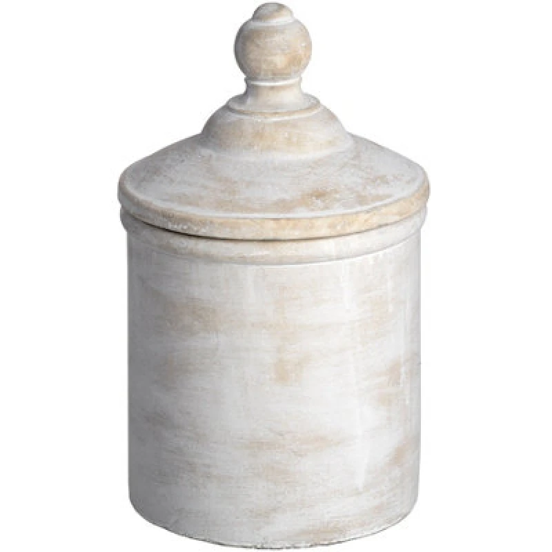 Image of Hill Interiors UK Homeliving Large Antique White Cannister