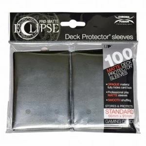 Image of Ultra Pro PRO Matte Eclipse Jet Black Standard 100 Sleeves 6 Packs