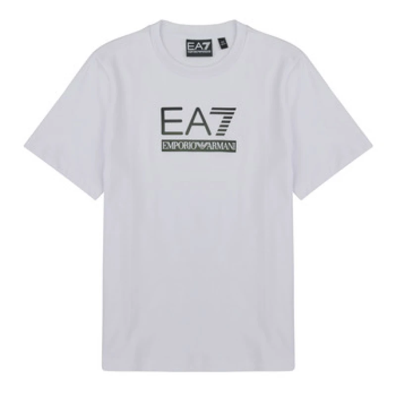 Image of Emporio Armani EA7 7B000168 boys's Children's T shirt in White