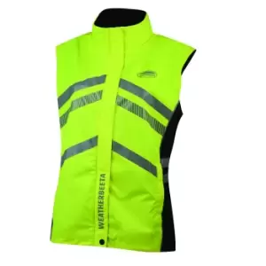 Image of Weatherbeeta Childrens/Kids Reflective Waterproof Gilet (S) (Hi Vis Yellow)