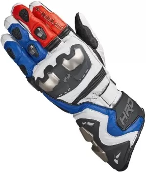 Image of Held Titan RR Motorcycle Gloves, white-red-blue, Size S M, white-red-blue, Size S M