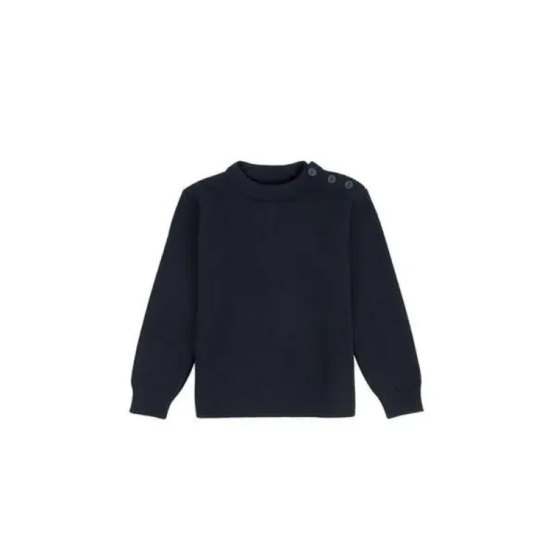 Image of Armor-Lux Plain sailor sweater Armor-Lux fouesnant Bleu Unisex 4 ans