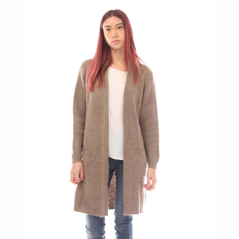 Image of Only Jade Open Cardigan - Beige Beige 8