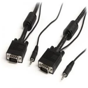 Image of StarTech.com 2m Coax High Resolution Monitor VGA Cable with Audio HD15 M/M