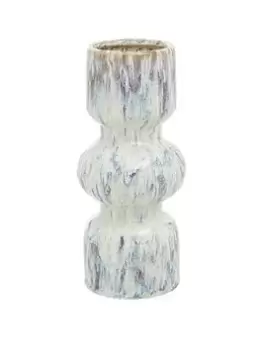 Image of Premier Housewares Shai Medium Beige Speckled Stoneware Vase