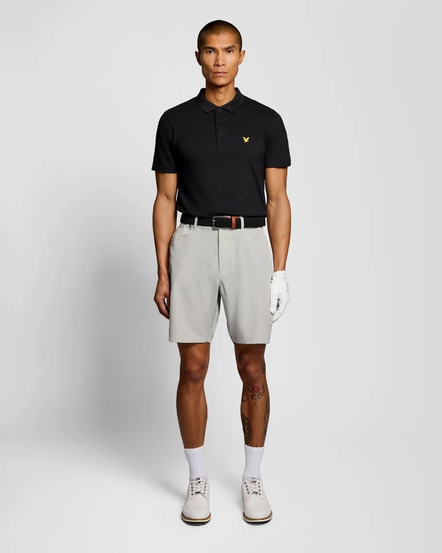 Image of Lyle & Scott Mens Golf 5-Pocket Shorts in White