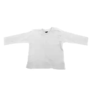 Image of Babybugz Baby Girl Long Sleeve Tee / Baby And Toddlerwear (12-18) (White)