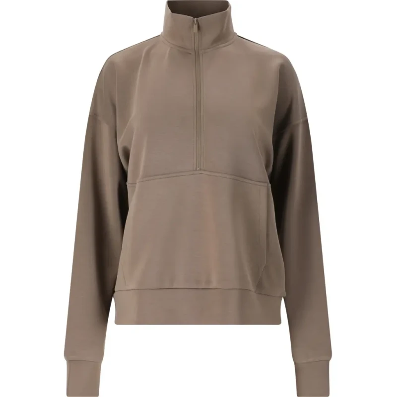 Image of Athlecia Womens half-zip sweatshirt Athlecia Jillnana Beige Female 34