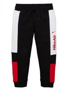 Image of Nike Sportswear Air Younger Boys Joggers - Black/Red