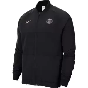 Image of Nike Paris Saint Germain Anthem Jacket 2021 2022 Mens - Black