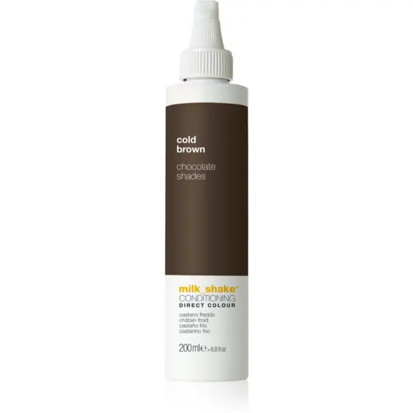 Image of Milk Shake Direct Colour toning conditioner for intensive hydration Cold Brown 200ml