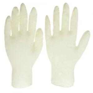 Image of Bodyguards Gloves Disposable Latex Size L White 100 Pieces
