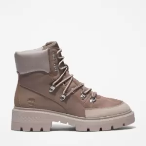 Image of Timberland Cortina Valley Waterproof Hiking Boot For Her In Beige Grey, Size 7