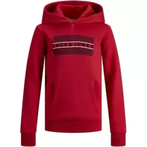 Image of Jack and Jones Corp Logo Hoodie Junior Boys - Red