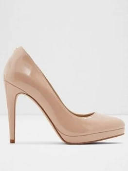 Image of Aldo Ibaoni Heeled Platform Shoes - Nude