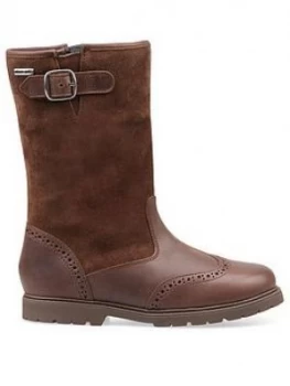 Image of Start-rite Toasty Boot, Brown Leather, Size 10.5 Younger