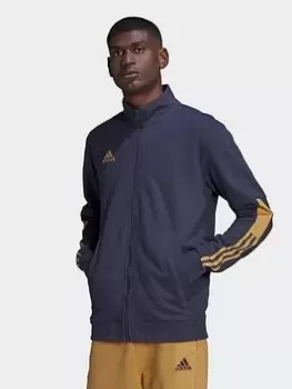 Image of adidas Tiro Track Top, Blue, Size S, Men