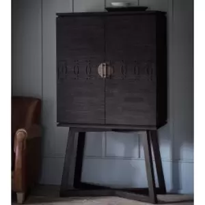 Image of Crossland Grove Soho Boutique Cocktail Cabinet 850X400X1570Mm Black