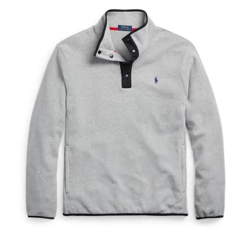 Image of Polo Ralph Lauren Polo Ralph Lauren Mock Sweater - Andover Heather