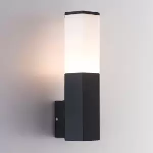 Image of Modern Hexagonal Outdoor Wall Light IP54