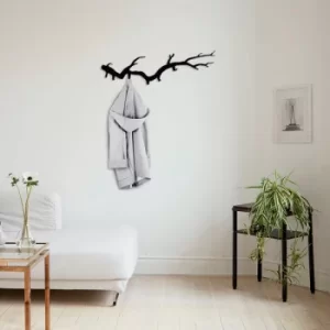 Image of Bough Black Metal Wall Hook