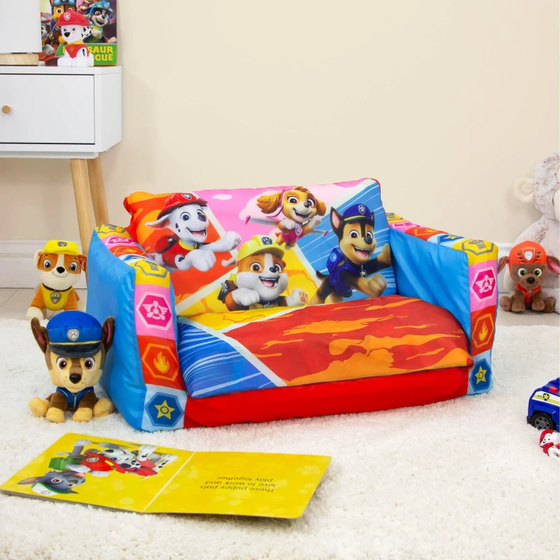 Image of Paw Patrol Badges Flip Out Sofa Multi unisex One Size