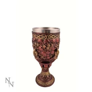 Image of Vermillion Grip of Death Skull Goblet
