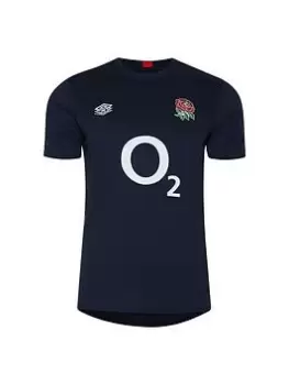 Image of Umbro Mens England Short Sleeved Gym Tee (O2), Navy, Size S, Men