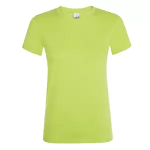 Image of SOLS Womens/Ladies Regent Short Sleeve T-Shirt (XL) (Apple)