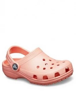 Image of Crocs Classic Clog Slip Ons - Melon