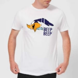 Image of Looney Tunes Road Runner Beep Beep Mens T-Shirt - White - S