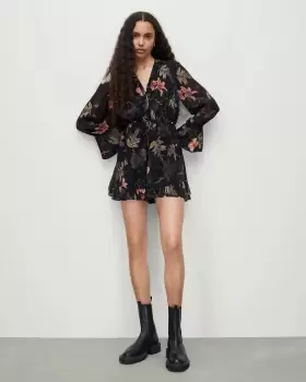 Image of AllSaints Daria Viviana Florall Playsuit