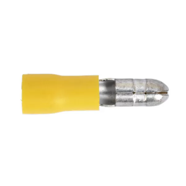Image of Genuine SEALEY YT21 Bullet Terminal Ø5mm Yellow Pack of 100