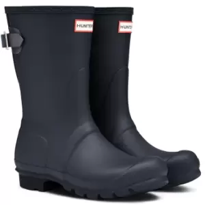 Image of Hunter Womens Original Short Back Adjustable Boot Navy 5 (EU38)