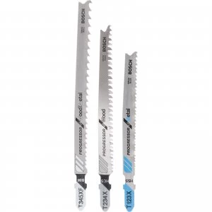 Image of Bosch 3 Piece Jigsaw Blade Set