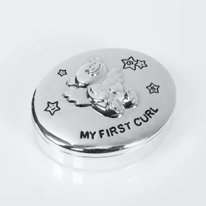 Image of Twinkle Twinkle Silver-Plated My First Curl Keepsake Box