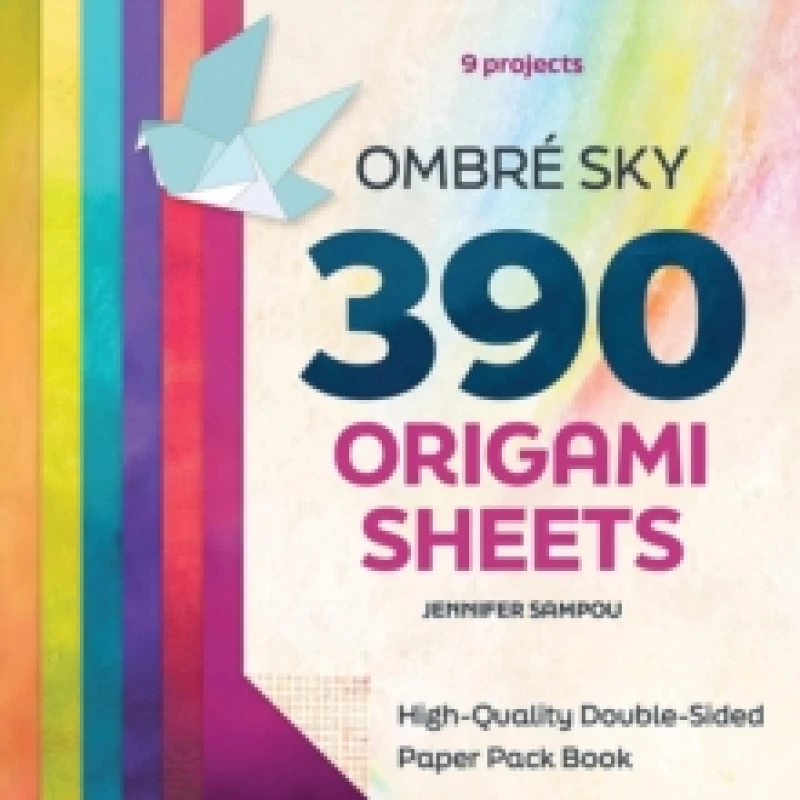 Image of Ombre Sky 390 Origami Sheets : High-Quality Double-Sided Paper Pack Book Paperback / softback