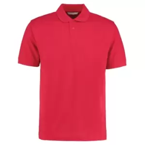 Image of Kustom Kit Mens Regular Fit Workforce Pique Polo Shirt (S) (Red)
