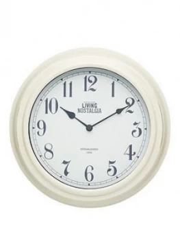 Image of Kitchencraft 25.5Cm Wall Clock - Cream