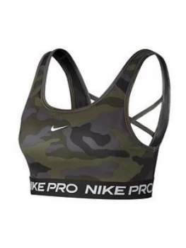Image of Nike Medium Support Swoosh Sports Bra - Camo