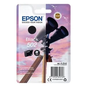 Image of Epson Binoculars 502 Black Ink Cartridge