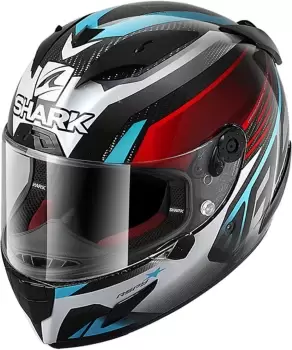 Image of Shark Race-R Carbon Pro Aspy Helmet, carbon-blue, Size S, carbon-blue, Size S